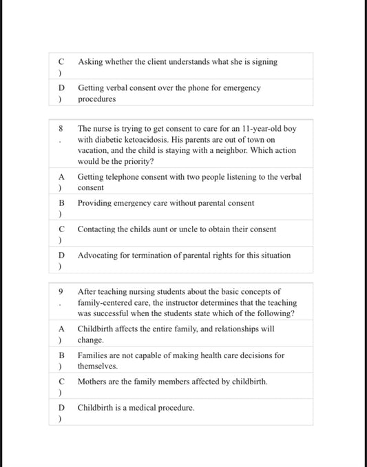 Test Bank Essentials of Maternity, Newborn, and Women’s Health Nursing, 5th Edition by Ricci
