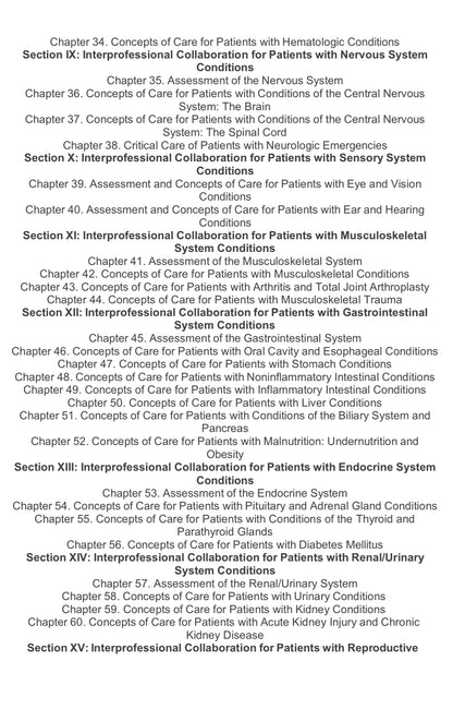 Test bank Medical-Surgical Nursing: Concepts for Clinical Judgment and Collaborative Care (11th Edition) by Ignatavicius